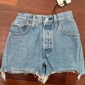 Levi’s 501 Cutoff Denim Shorts